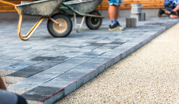 Residential Paver Driveway in Doffing, TX